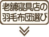 【老舗寝具店の視点】失敗しない羽毛布団の選び方