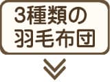 羽毛布団の種類と快適温度帯の関係
