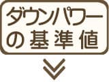 ダウンパワー400dpはスタンダード