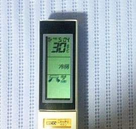エアコン設定温度