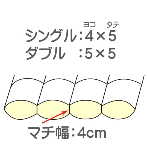 立体1層キルト・標準キルト