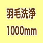 羽毛洗浄は1000mm洗浄