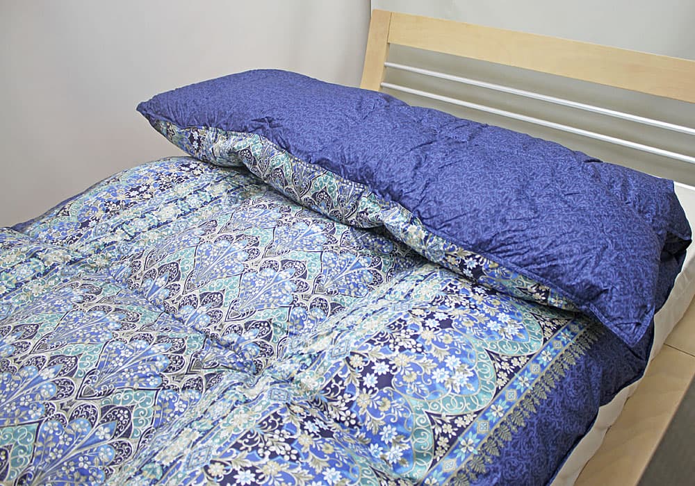 西川リバクラブ羽毛布団SP1253のボリューム