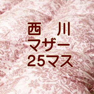 西川25マス日本製ポーランド産マザーグース80超長綿シングル